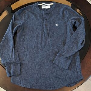 Abercrombie & Fitch Men’s Longsleeve shirt size small Blue